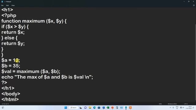Return Keyword in php |Hindi| смотреть онлайн