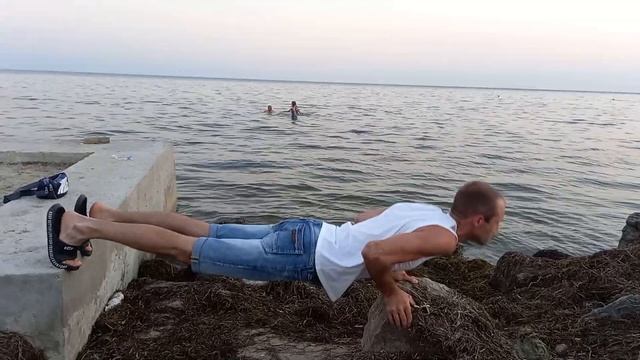 Отжимания на пляже. День 3. Скадовск 2021 смотреть онлайн