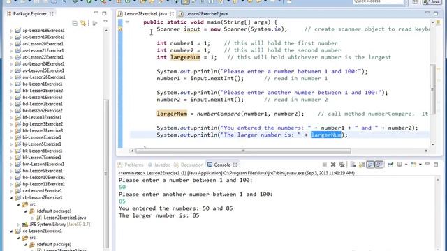 Learn Java - Exercise 02x - Passing Parameters to a Method & Returning Values смотреть онлайн