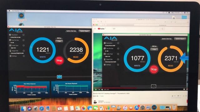 TEKQ ThunderBolt 3 NVMe SSD Performance TEST 2017/10/06 смотреть онлайн