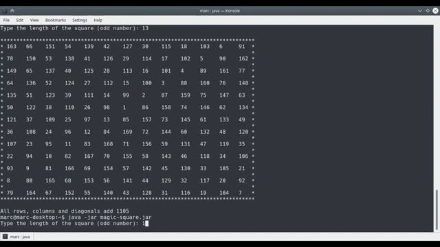 Java source code for download - Magic squares generator смотреть онлайн