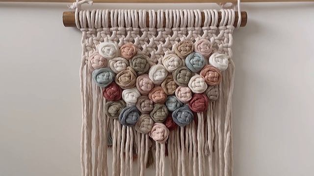 DIY: ROSE KNOT MACRAME WALLHANGING | MACRAME HEART | EASY MACRAME TUTORIAL