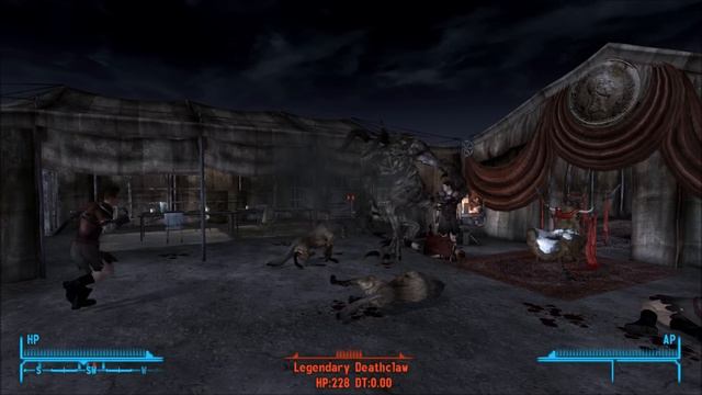 Fallout New Vegas- Legendary Deathclaw in Caesar's Tent смотреть онлайн