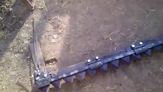 Пробный запуск самодельной косилки смотреть онлайн
