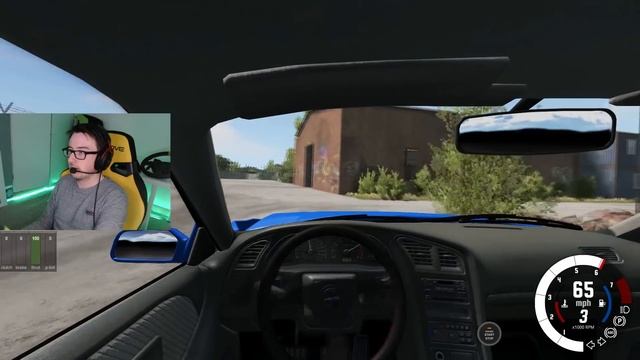 A Pro Drifter drifts BeamNG Drive смотреть онлайн