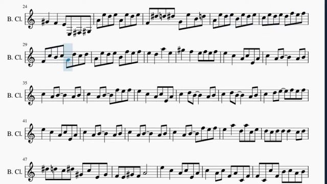 Bass Clarinet Sheet Music: How to play Spider Dance(Undertale) by Toby Fox смотреть онлайн