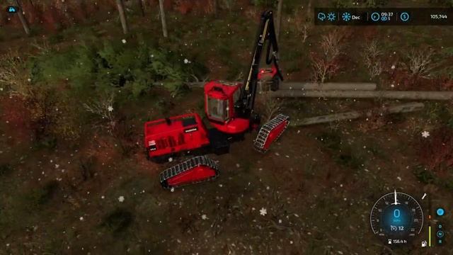 Farming Simulator 22 | Logging On A Snowy December Day | Silverrun Forest | Season 1 Episode 9 смотреть онлайн