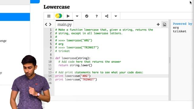 Hour of Python – Coding Challenge 1 | Lowercase and Uppercase смотреть онлайн