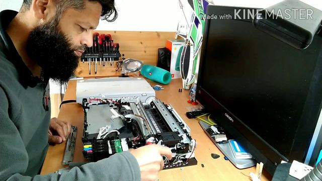 Dissection And Salvage Of Brother DCP 165C Printer... #femtophysiker #Brotherprinters