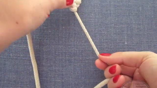 Азбука макраме. Урок 6. Цепочка "змейка" / Macrame tutorial смотреть онлайн