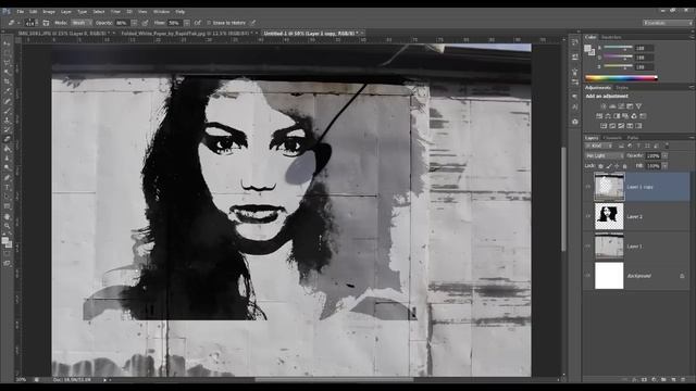 Photoshop Tutorial: Turning a photo into graffiti смотреть онлайн