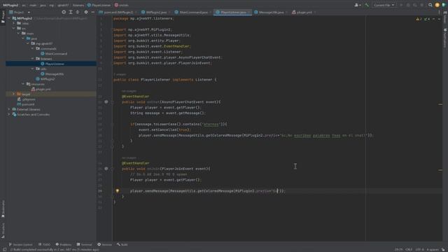 Como CREAR un PLUGIN de Minecraft (2023) - Detección de Eventos - Parte 4 смотреть онлайн
