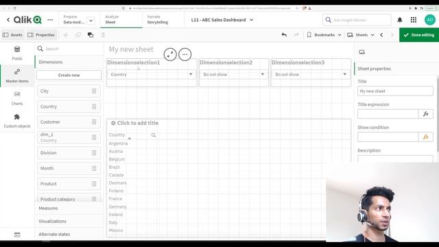 Qliksense Magic: Create a user-selected table using variable drop-down list in Qliksense смотреть онлайн