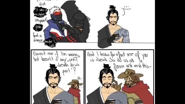 Hanzo shut it! {Overwatch comic dub} смотреть онлайн