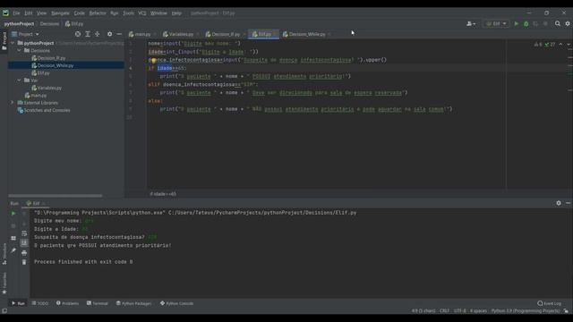 Como usar Elif e While com Python - #Primeiros passos com Python parte - 3 смотреть онлайн