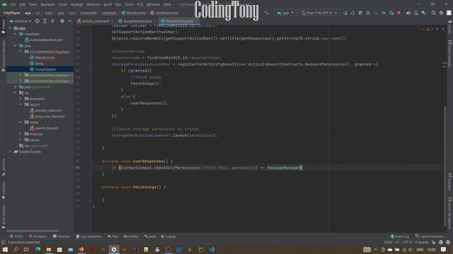 Music Player android studio with notification service from scratch then upload to play store | part смотреть онлайн
