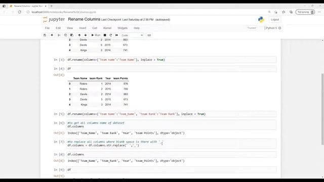 Rename Columns смотреть онлайн