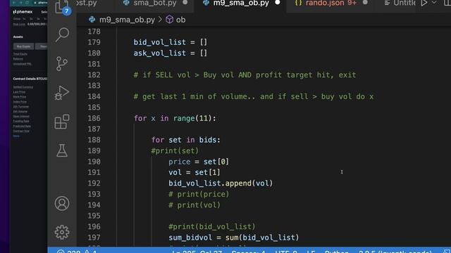 253% trading bot with order book data.. (ccxt trading bot) смотреть онлайн