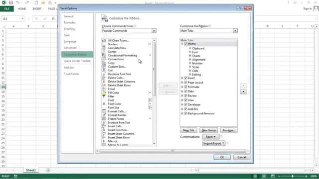 ms-office-excel in Telugu-Customizing Ribbon Bar-Lesson-65 смотреть онлайн