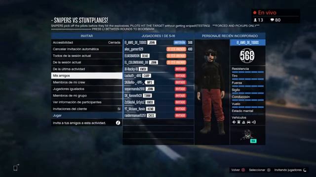 Pasando el rato GTA V / online :V ID El_AMO_DE_TODOS смотреть онлайн