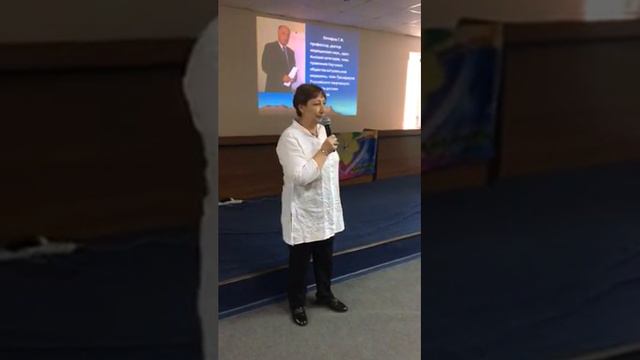 Фатима Биджиева делает анонс проф. Летифову Г. М. смотреть онлайн
