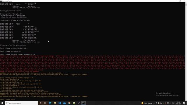 Python Django Installation -Windows 10 смотреть онлайн