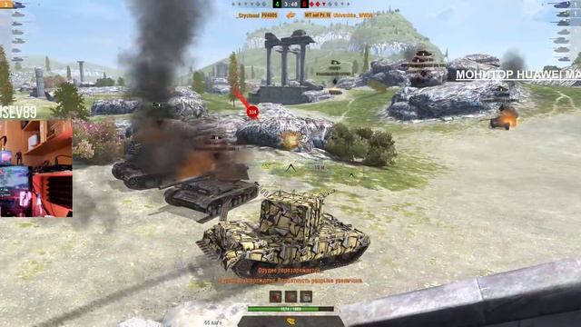 ГАЙД ОТ КИБЕРСПОРТСМЕНА ● ПОПРОБУЙ ПОВТОРИ НА FV4005 ● WoT Blitz смотреть онлайн