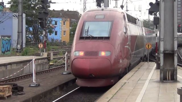 Thalys abfahrt von Koln Hbf смотреть онлайн
