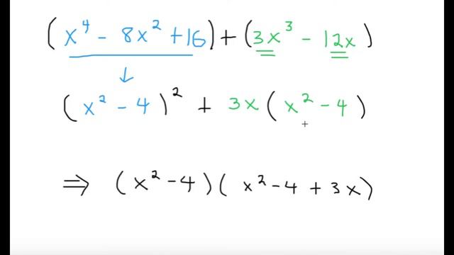 Factoring x^4 + 3x^3 - 8x^2 - 12x + 16 || High School Math смотреть онлайн