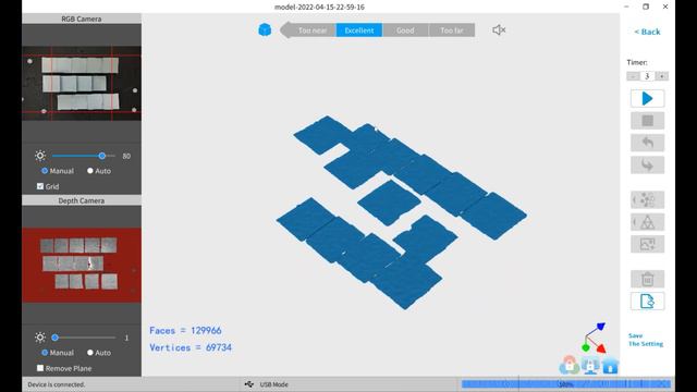 Revopoint POP2 Single View Accuracy and Precision Tests смотреть онлайн