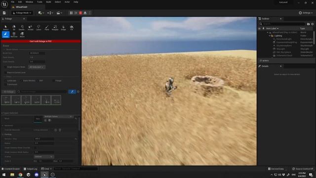 Unreal Engine 5 - Quixel Foliage Wind Effect