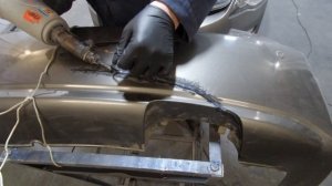 Спайка, сварка бампера хонда