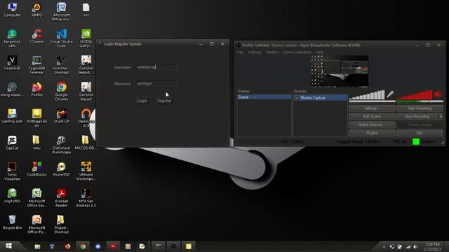 Login Register With Redis and Tkinter смотреть онлайн