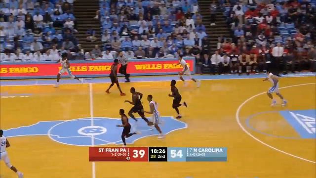 St. Francis (PA) vs North Carolina Full Game Film 11/19/18 Andre Wolford 18 points смотреть онлайн