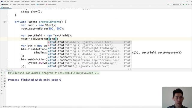 JavaFX Explore: Button смотреть онлайн