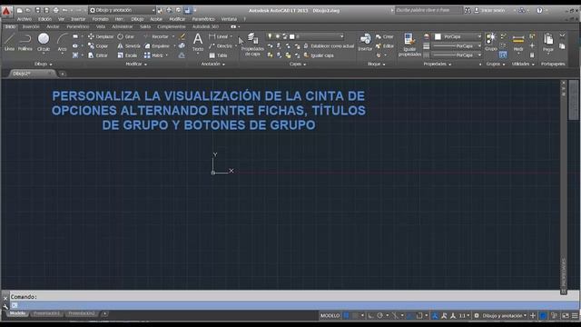 AUTOCAD LT 2015 - DALE UN VISTAZO A LA INTERFAZ DE AUTOCAD LT 2015 !! смотреть онлайн