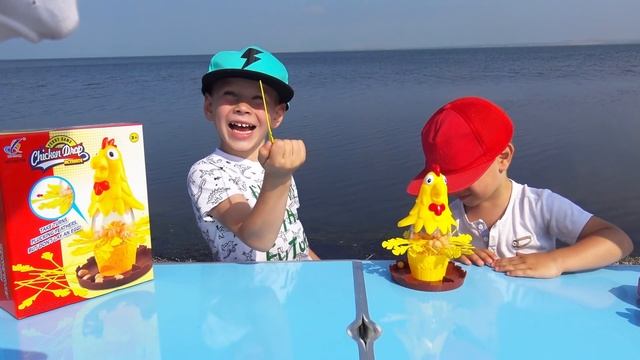 CHICKEN DROP веселая игра для детей курочка смотреть онлайн