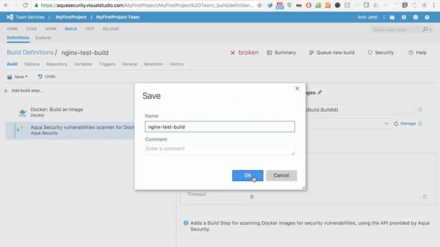 Docker Image vulnerability scanning in Microsoft Visual Studio Team Services смотреть онлайн