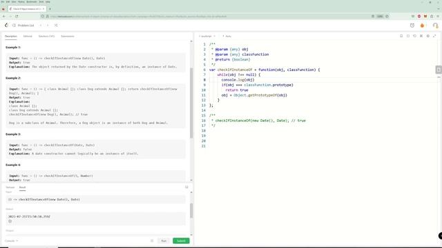 Check if Object Instance of Class - LeetCode 2618 - JavaScript - JS 30 Day Challenge Day 25 смотреть онлайн