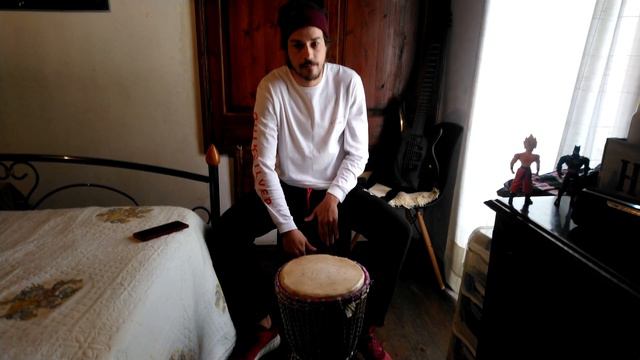 Jimmy Santos cajón performance cover The Chemical Brothers - The test смотреть онлайн