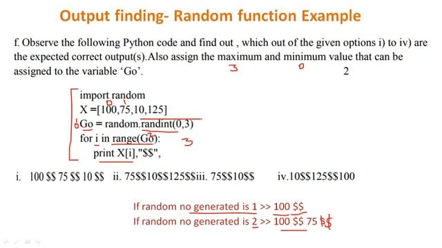 Random function output finding question in Python Class 12th CBSE смотреть онлайн