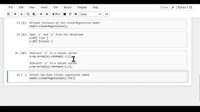 Linear Regression in Python nugget_11_11_v3 смотреть онлайн