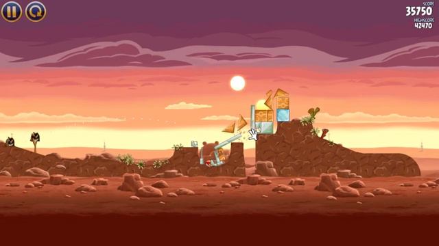 Angry Birds Star Wars World 1 / Level 1-12 / 3 Stars Highscore Walktrough смотреть онлайн