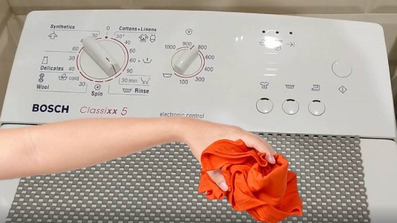 Как стирать белье в стиральной машине Bosch Classixx 5 с вертикальной загрузкой