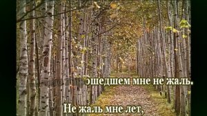 Отговорила роща золотая (романс)- караоке