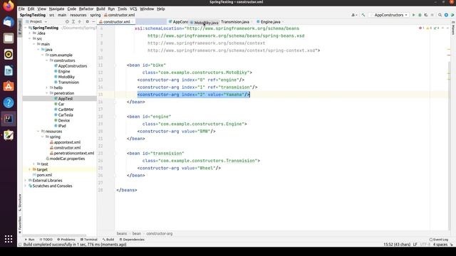 Spring Framework Java - Типы инверсии управления (Dependency Lookup, Dependency Injection) смотреть онлайн