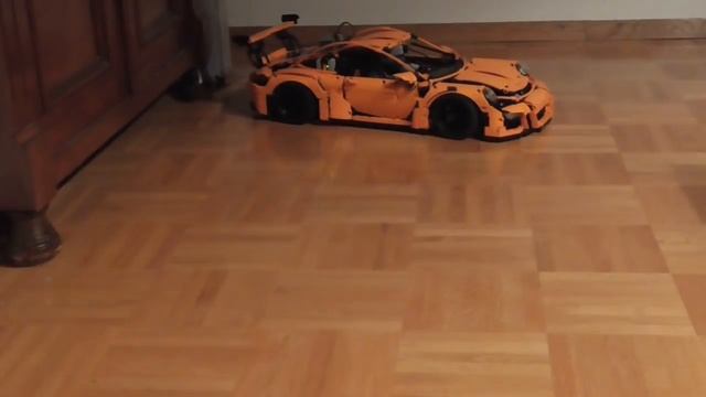 Lego Technic  Porsche 911 GT3 RS Mit Powerfunktions!! Motorisiert|| Lichter Und Blinker 42056 Flooo