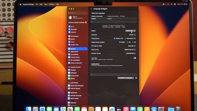 How To Change Region On Macbook Air M2 2023