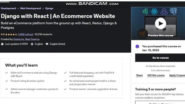 i tried to follow full stack web dev course(django + react) .. its pain! смотреть онлайн