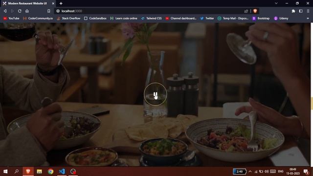 React Modern Restaurant UI | React.js смотреть онлайн